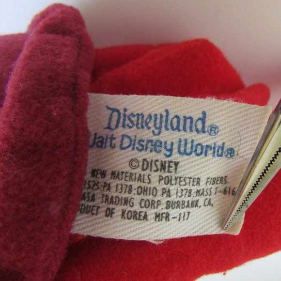 SABASTIAN CRAB Disney Little Mermaid Character 9.5" Long STUFFED ANIMAL Plush - Picture 10 of 14